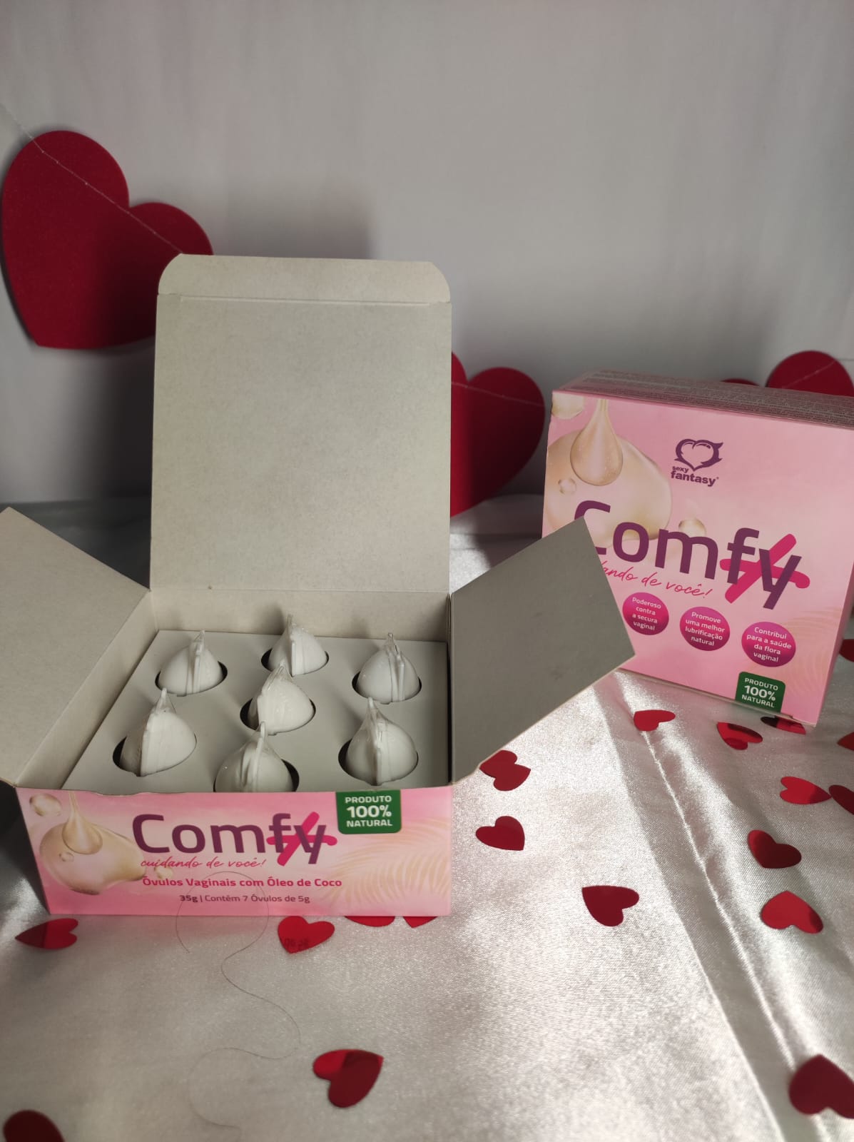 Comfy+ Óvulos Vaginais De Óleo De Coco 35G Sexy Fantasy